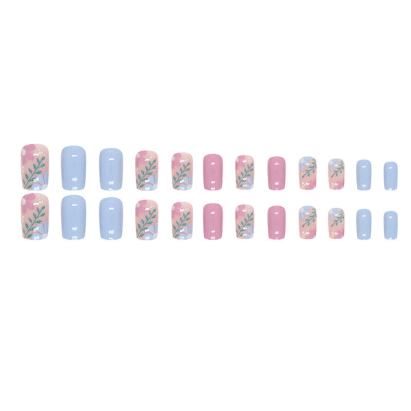 12 Sizes-24 Pcs Press On Nails W819