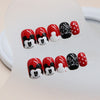 12 Sizes-24 Pcs Press On Nails K012