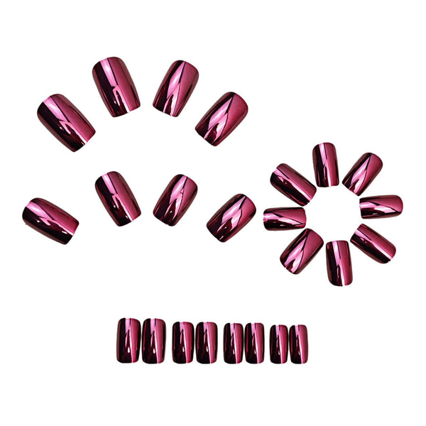 12 Sizes-24 Pcs Press On Nails Y1926