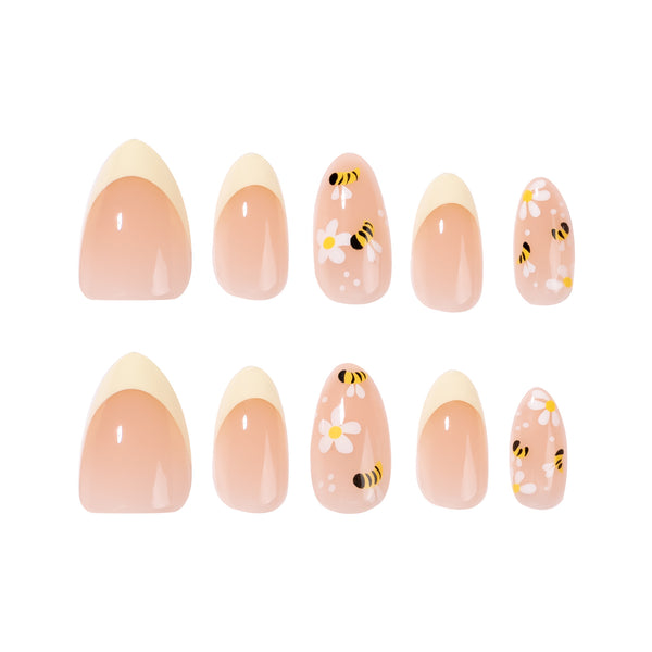 12 Sizes-24 Pcs Press On Nails JP4422