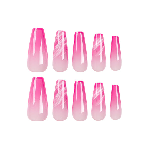 12 Sizes-24 Pcs Press On Nails JP2743