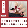 12 Sizes-24 Pcs Press On Nails R620