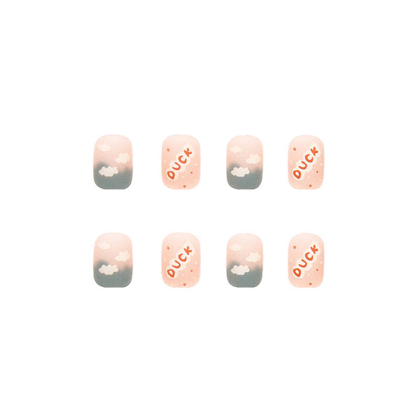 12 Sizes-24 Pcs Press On Nails R508