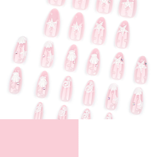 12 Sizes-24 Pcs Press On Nails JP3434