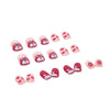 12 Sizes-24 Pcs Press On Nails R237
