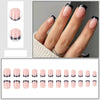 French Glossy Medium Square Press on Nails - JP1972