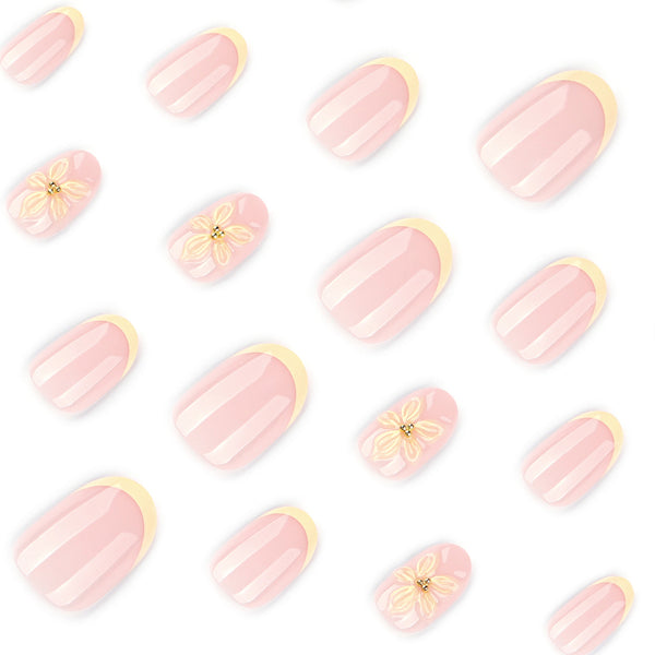 12 Sizes-24 Pcs Press On Nails JP4197