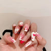 12 Sizes-24 Pcs Press On Nails JP1195