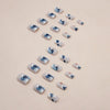 12 Sizes-24 Pcs Press On Nails W1473
