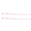 12 Sizes-24 Pcs Press On Nails F063