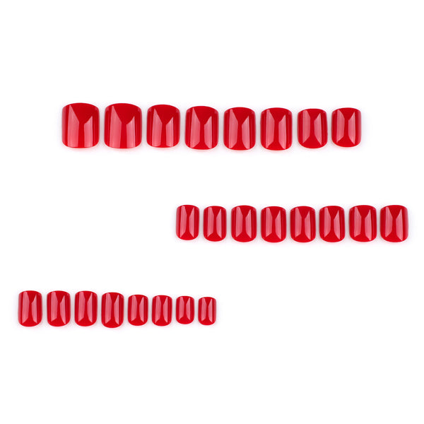 12 Sizes-24 Pcs Press On Nails JP3362