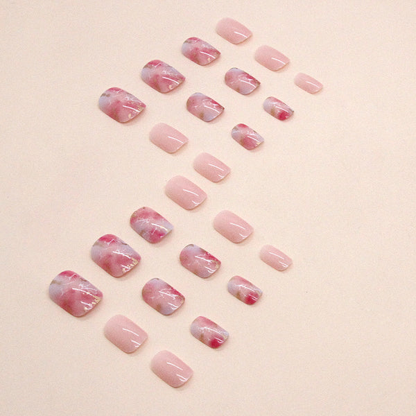 12 Sizes-24 Pcs Press On Nails W1231