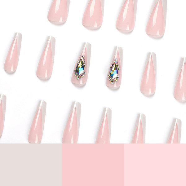 12 Sizes-24 Pcs Press On Nails JP1725