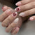 12 Sizes-24 Pcs Press On Nails C1368