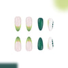 12 Sizes-24 Pcs Press On Nails C1430