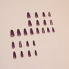 12 Sizes-24 Pcs Press On Nails W1521