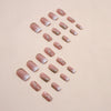 12 Sizes-24 Pcs Press On Nails W1351