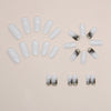 12 Sizes-24 Pcs Press On Nails W1245