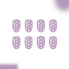 12 Sizes-24 Pcs Press On Nails C1939