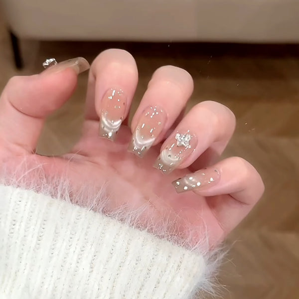 12 Sizes-24 Pcs Press On Nails nail-accessory