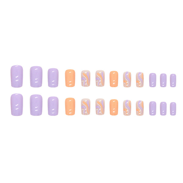 12 Sizes-24 Pcs Press On Nails W940