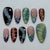 12 Sizes-24 Pcs Press On Nails C1447