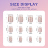 108 Pcs Press On Nails D001