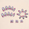 12 Sizes-24 Pcs Press On Nails W669