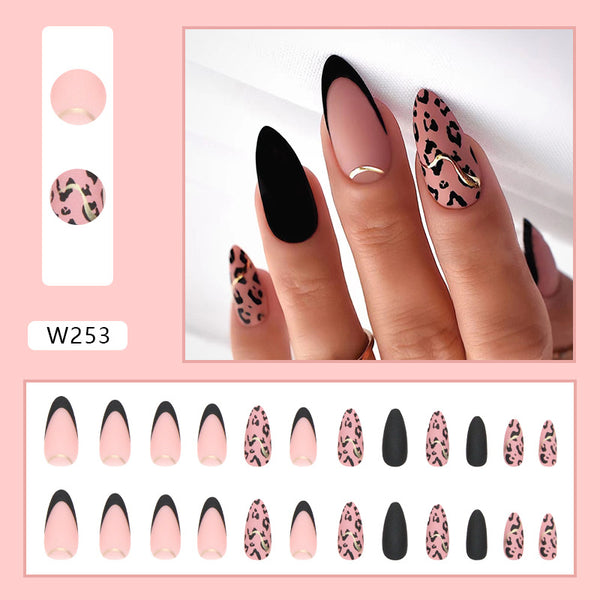 12 Sizes-24 Pcs Press On Nails W253