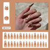12 Sizes-24 Pcs Press On Nails W1637