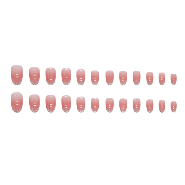 12 Sizes-24 Pcs Press On Nails W1235