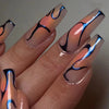 12 Sizes-24 Pcs Press On Nails W1078