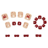 12 Sizes-24 Pcs Press On Nails Y1918