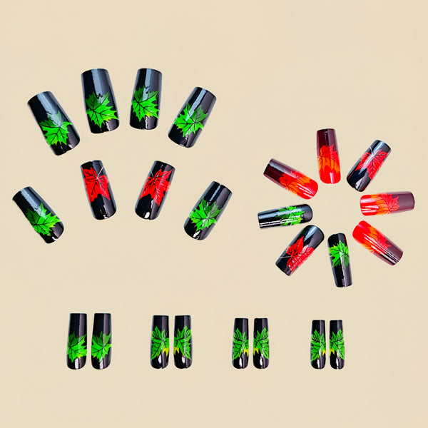 12 Sizes-24 Pcs Press On Nails Y426