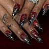 12 Sizes-24 Pcs Press On Nails C1143