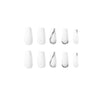 12 Sizes-24 Pcs Press On Nails JP1679
