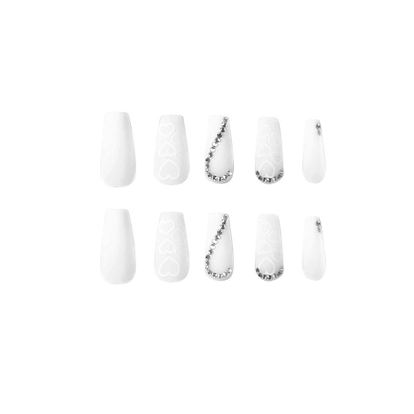 12 Sizes-24 Pcs Press On Nails JP1679