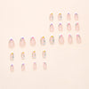 12 Sizes-24 Pcs Press On Nails W1950