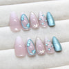 12 Sizes-24 Pcs Press On Nails Z970