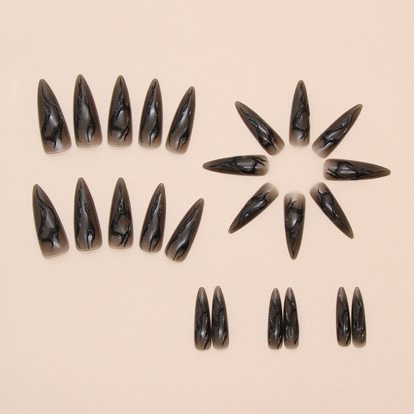 12 Sizes-24 Pcs Press On Nails W1783