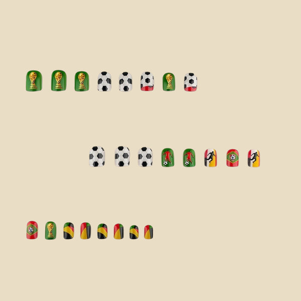 12 Sizes-24 Pcs Press On Nails y2074-z-24