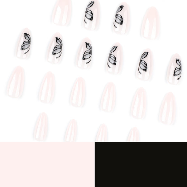 12 Sizes-24 Pcs Press On Nails JP3872