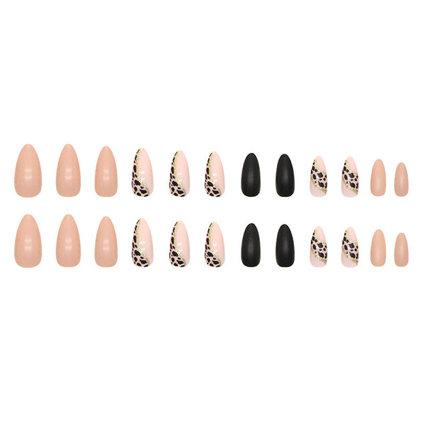 12 Sizes-24 Pcs Press On Nails W273