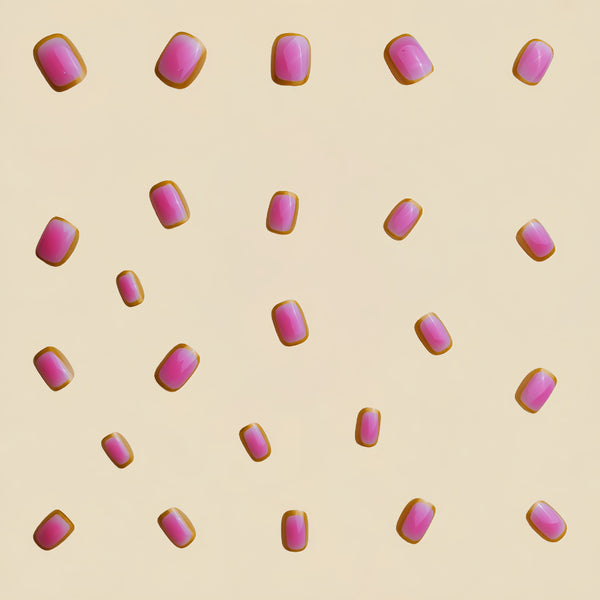 12 Sizes-24 Pcs Press On Nails Y557