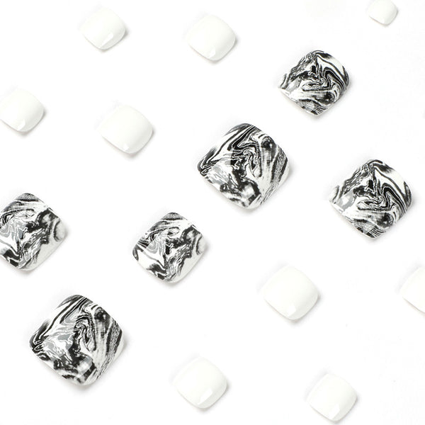 12 Sizes-24 Pcs Press On Nails JP1662