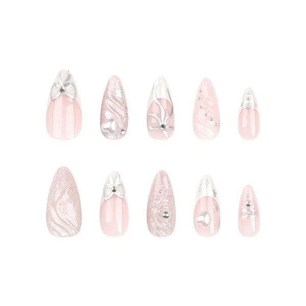 12 Sizes-24 Pcs Press On Nails JP3302