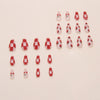 12 Sizes-24 Pcs Press On Nails W1878