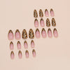 12 Sizes-24 Pcs Press On Nails W1722