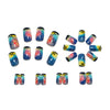 12 Sizes-24 Pcs Press On Nails Y1544