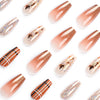 12 Sizes-24 Pcs Press On Nails JP2843